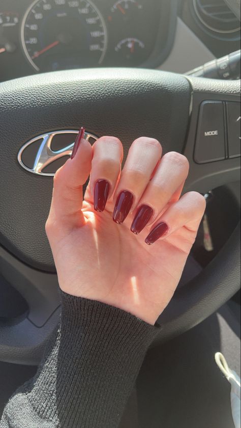 Burgundy Ballerina Nails, Ballerina Gel Nails, Nails Pictures, Camping Wallpaper, Story Insta, Dp Stylish, Black And White Art Drawing, Burgundy Nails, Girls Dp Stylish