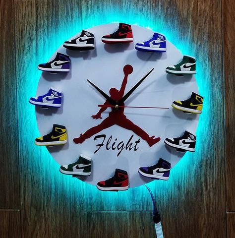 Shoes Wall, Sneakerhead Room, Shoe Store Design, Shoe Room, Shoe Wall, Led Color Changing Lights, Best Shoes For Men, Cute Bedroom Decor, Color Changing Led