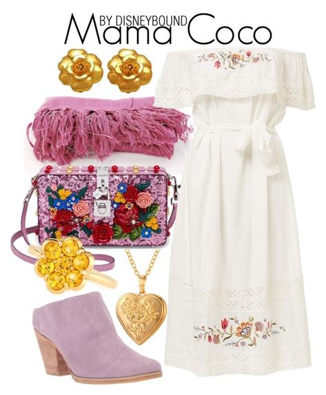 "Mama Coco" by leslieakay ❤ liked on Polyvore featuring Dolce&Gabbana, Rachel Comey, Bayco, Chanel, disney, disneybound, pixar, coco and disneycharacter Coco Disneybound, Disneybound Outfits Coco, Disney Character Outfits, Disney Bound Outfits Casual, Disney Dress Up, Cute Disney Outfits, Disney Themed Outfits, Disney Inspired Fashion, Character Inspired Outfits