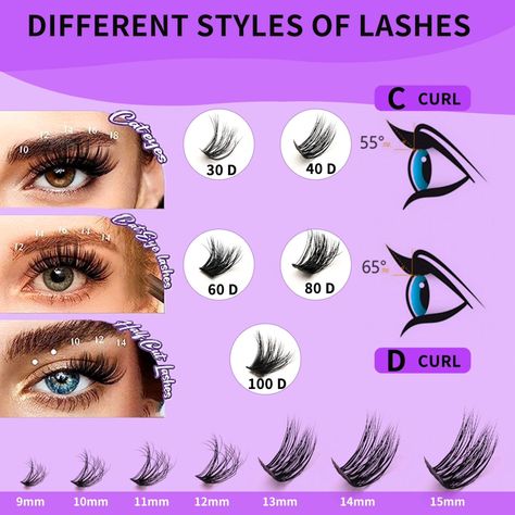 DIY false eyelashes fluffy D curve 30P 60P 80P 100P hot melt fleece Welcome DM order WhatsApp : +86 153 6043 9355 #falseeyelashes #fallsuit #falseeyelashesmanila #eyelashes #beautyfinds Eyelash Clusters, Thicker Eyelashes, Wispy Lashes, Individual Lashes, Mink Eyelashes, Beauty Business, False Lashes, False Eyelashes, Eyelash Extensions