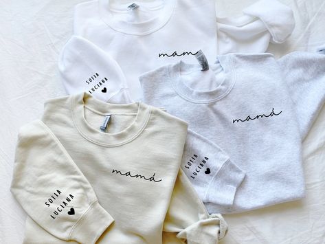 Memorable Wedding Gifts, Minimalist Sweater, Mrs Sweatshirt, Birthday Gift For Mom, Wedding Essentials, Custom Wedding Gifts, New Mom Gift, Mama Sweatshirt, Custom Sweatshirts