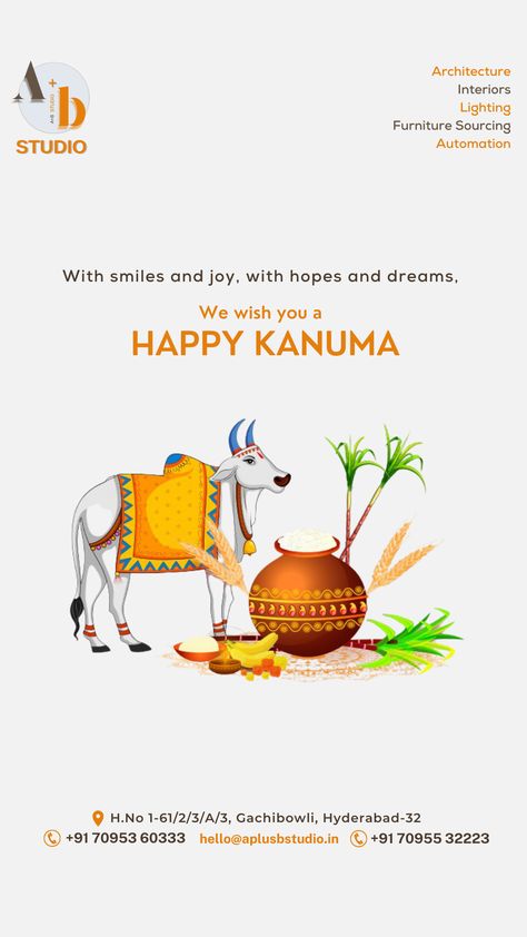 With smiles and joy, with hopes and dreams, We wish you a Happy Kanuma . #AplusBStudio #FurnitureStore #luxuryfurniture #Bhogi #Pongal #Kanuma #BigFestival Kanuma Festival Wishes, Happy Kanuma Wishes, Kanuma Festival, Happy Kanuma, Akshay Tritiya, Happy Pongal, Little Krishna, Food Poster Design, Wallpaper Nature