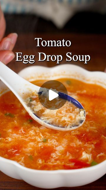 Mei & Kyong | Two Plaid Aprons on Instagram: "Let’s make Tomato Egg Drop Soup! It’s tangy, comforting, and a classic Chinese favorite for me growing up! 

Full Recipe is on our Blog, LlNK is in our Bl0! Just type “SOUP” in the search!❤️ 

#eggdrop #tomato #eggdropsoup #chinesetakeout #easyrecipes #reel #recipes" Tomato Eggdrop Soup, Tomato Egg Drop Soup Recipe, Spicy Egg Drop Soup Recipe, Asian Egg Drop Soup, Authentic Chinese Egg Drop Soup, Plaid Apron, Chinese Take Out, Egg Drop Soup, Egg Drop