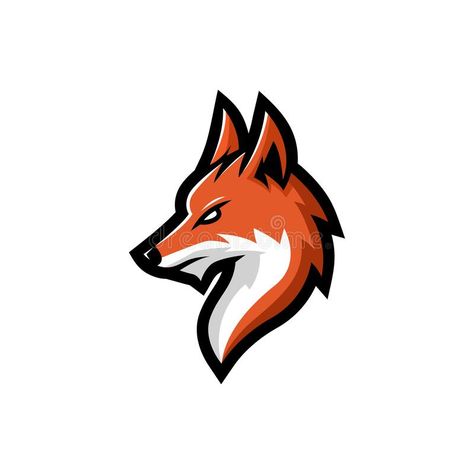 Fox Head Mascot Logo Vector Illustration, With A Wise Eye Look Stock Illustration - Illustration of champion, club: 170920320 Fox Mascot Logo, Fox Vector Illustration, Fox Art Illustration, Fox Vector, Fox Mascot, Fox Logo Design, Fox Tattoo Design, Comics Logo, Design Studio Logo