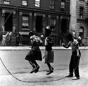 My youth looked liked this Imogen Cunningham, Double Dutch, City Kid, New Amsterdam, Jump Rope, African American History, Black Culture, The Good Old Days, Back In The Day