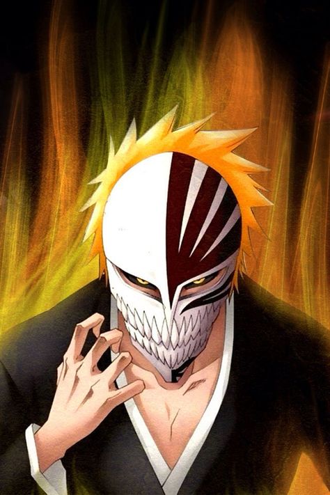 Ichigo Horn Of Salvation, Hollow Bleach, Ichigo Hollow Mask, Bleach Figures, Bleach Tattoo, Deer Mask, Bleach Pictures, Bleach Anime Ichigo, Kurosaki Ichigo