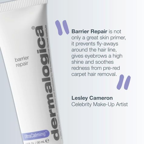 Dermalogica Red Carpet Beauty Tip.  For more details on Dermalogica UltraCalming Barrier Repair Dermalogica Products, Dermalogica Barrier Repair, Dermalogica Facial, Dermalogica Skin Care, Red Carpet Beauty, Red Carpet Hair, Foundation Primer, Beauty Therapy, Facial Cleansers