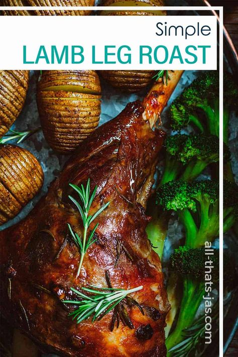 Leftover Roast Lamb, Sunday Roast Dinner, Lamb Leg Recipes, How To Cook Lamb, How To Make Gravy, Lamb Leg, Recipes Oven, Cooking With Beer, Leg Of Lamb