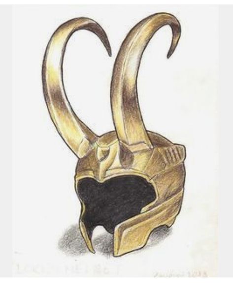 Loki Loki Drawing, Loki Helmet, Helmet Drawing, Huginn And Muninn, People Cartoon, Watch Cartoon, Helmet Tattoo, Loki Cosplay, Beautiful Cartoon