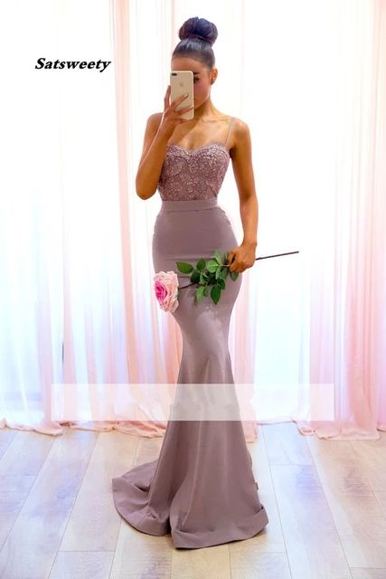 Cheap Bridesmaid Dresses Under 50 Mermaid Spaghetti Straps Lace Beaded Backless Long Wedding Party Dresses _ - AliExpress Mobile Spaghetti Strap Bridesmaids Dresses, Bridesmaid Dresses 2018, Sweetheart Bridesmaids Dresses, Mermaid Bridesmaid, Lace Bridesmaids, Cheap Bridesmaid, Mermaid Bridesmaid Dresses, Cheap Bridesmaid Dresses, Satin Bridesmaid Dresses