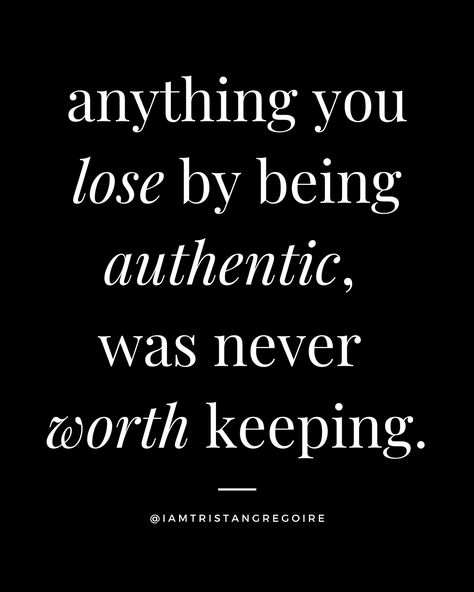 if you being cost you something, it wasn’t worth keeping! 💭 if you got value from this, comment “yes” below, and make sure to share with someone that might benefit as well 🙏 follow @iamtristangregoire for more life & philosophy quotes 🙌🏼 I’m rooting for you. Worth More Quotes, Quotes About Risk, Life Philosophy Quotes, Being Authentic, More Quotes, More Life, Life Philosophy, Philosophy Quotes, Philosophy