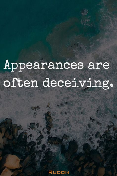 Appearances are often deceiving
#quote #quotes #proverb Deceiving Quotes, Deceived Quotes, Diy Cards, Proverbs, Best Quotes, Quotes