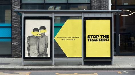 Fold7Design’s Stop the Traffik rebrand uses smart graphic devices to reflect its mission Gomez Palacio, Master Brand, Human Personality, Minimalist Icons, Brand Advertising, Color Palette Bright, Design System, Identity Logo, Graphic Design Typography