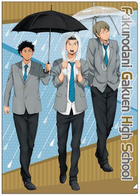 Haikyuu!! - Akaashi Keiji - Bokuto Koutarou - Konoha Akinori - Clear File - Fukuroudani (POMMOP) | MyFigureCollection.net Haikyuu Official Art, Haikyuu To The Top, Haikyuu Bokuto, Bokuto Koutarou, Akaashi Keiji, Haikyuu Karasuno, Haikyuu Wallpaper, Haikyuu Ships, Haikyuu Manga