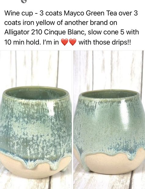 Mayco Green Tea, Glaze Combinations, Amaco Glazes, Ceramic Glaze Recipes, Glaze Ceramics, Glaze Recipe, Pottery Glazes, Ceramics Ideas Pottery, Art Clay