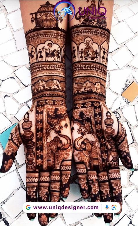 Latest Mehndi Designs Wedding, Peacock Mehndi Designs, Rajasthani Mehndi, Rajasthani Mehndi Designs, Wedding Mehendi, Indian Mehndi Designs, Indian Mehndi, Bridal Mehandi, Engagement Mehndi