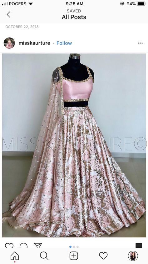 Lehenga Saree Design, Simple Lehenga, Long Gown Design, Wedding Lehenga Designs, Lehenga Designs Simple, Traditional Indian Dress, Half Saree Designs, Indian Dresses Traditional, Indian Bridal Dress