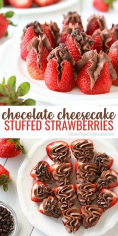 Cheesecake Filled Strawberries Recipe, Chocolate Cheesecake Stuffed Strawberries, Stuffed Strawberry Recipes, Chocolate Deviled Strawberries, Easy Desserts Valentines Day, Chocolate Cheesecake Strawberries, Chocolate Stuffed Strawberries, Cheesecake Filling For Strawberries, Cheesecake Cones Flavors