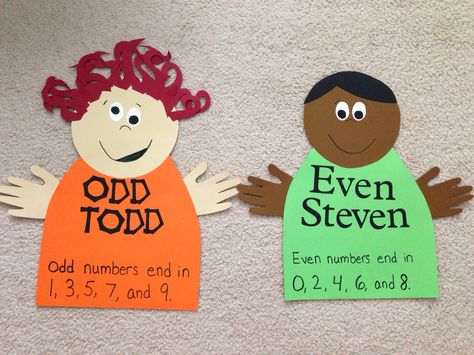 Odd Todd and Even Steven! Math Literature, Odd And Even Numbers, Maths Activity, Even Stevens, Math Night, Even Numbers, Maths Day, Odd Numbers, Even And Odd