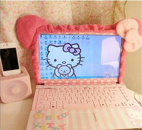 Cute Kitty Cat Cartoon Elastic Laptop Screen Dust Proof Cover LED Computer Cover Set Anti Dust Protective Case.Home Decoration|Computer Covers| | - AliExpress Laptop Aesthetic, Computer Cover, Computer Set, Cute Laptop Wallpaper, Hello Kitty Backgrounds, My Laptop, Pc Monitor, Kawaii Accessories, Laptop Screen