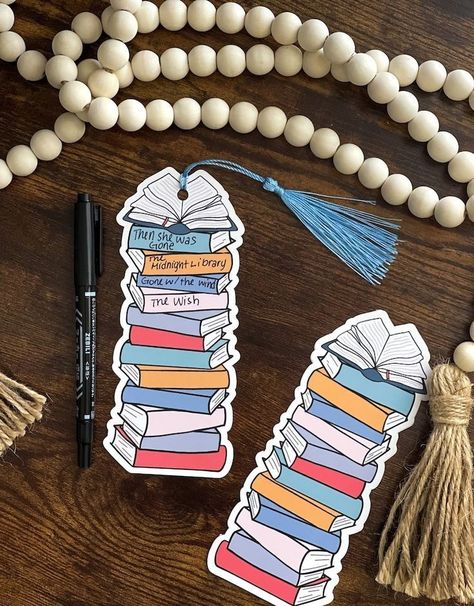 Bookish Drawings, Bookmark Tracker, Book Tracker Bookmark, Book Return, Books Bookmark, Book Bookmark, Handmade Bookmarks Diy, Bookmark Ideas, Book Tracker