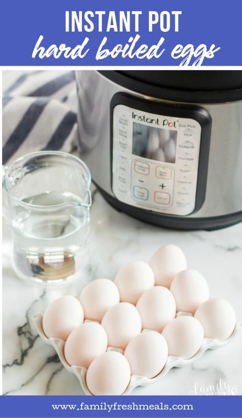 Perfect Instant Pot Hard Boiled Eggs #familyfreshmeals #instantpot #eggs #hardboiled eggs #healthy #ww #zeropoints #keto #cleaneating #paleo Pressure Cooker Eggs, Instant Pot Hard Boiled Eggs, Hard Boiled Egg Recipes, Peeling Hard Boiled Eggs, Making Hard Boiled Eggs, Perfect Hard Boiled Eggs, Oven Stove, Family Fresh Meals, Fresh Meals