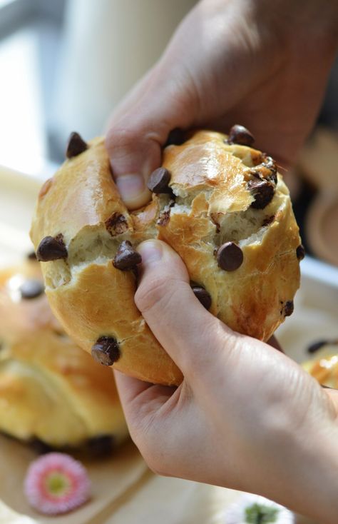 Chocolate Chip Brioche, Chocolate Brioche, Family Favorite Recipes, Brioche Rolls, French Breakfast, Chocolate Roll, Hot Cross Buns, Brioche Buns, The Sisters