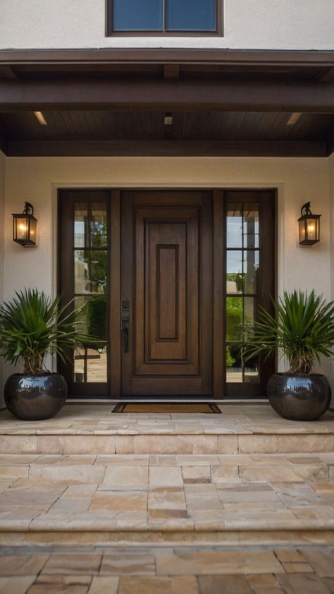 Discover stunning home entrance decor ideas for a luxurious and stylish entryway Explore Indian outdoor entryway ideas and DIY luxury front doors to elevate your exterior Mediterranean Doors Front Entry, Front Door Pergola Entrance, House Entrance Ideas Indian, Exterior Entryway Ideas Front Entrances, Exterior Front Entrance Ideas, Door Exterior Front Entry, Double Exterior Doors Front Entry, Entrance Door Design Luxury, Front Door Entryway Ideas Exterior