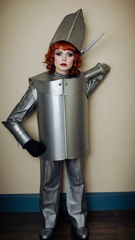 Create a stunning tin man costume that will steal the show at your next event Our blog post offers a comprehensive guide for DIY enthusiasts including easy steps to craft a whimsical look inspired by the iconic Wizard of Oz Whether you're dressing up as Dorothy or embracing a creative aesthetic with the tin man theme youll find all the inspiration you need Perfect for womens DIY projects our tips and tricks make it fun and accessible Unleash your inner designer with our hot t Jitterbug Costume Wizard Of Oz, Toto Costume Wizard Of Oz, Wizard Of Oz Diy Costumes, Man Costume Ideas, Wizard Of Oz Costume Ideas, Wizard Of Oz Costumes Diy, Wizard Of Oz Costumes, Tin Man Costume, The Wizard Of Oz Costumes