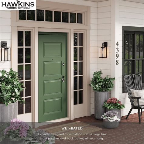 Outdoor sconces front door