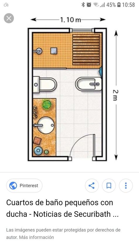 Small Bathroom Floor Plans, Small Bathroom Plans, Ideas For Bathrooms, Small Space Bathroom Design, Bathroom Layout Plans, Bathroom Organization Ideas, Simple Bathroom Designs, Bathroom Furniture Modern, Small Bathroom Layout