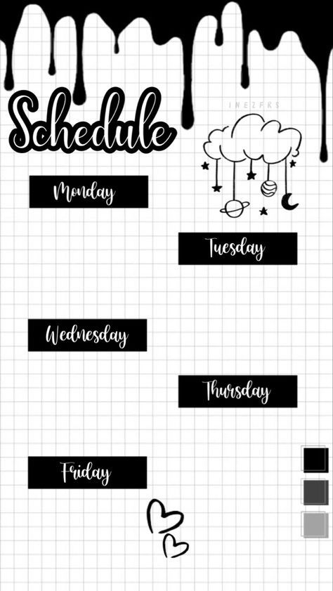 Kidcore Study Schedule | Ilustrasi Pendidikan, Kartu Template Jadwal Pelajaran Aesthetic, Study Schedule Template, Class Schedule Template, Timetable Template, Memo Pad Design, School Timetable, Study Planner Printable, School Template, Note Writing Paper