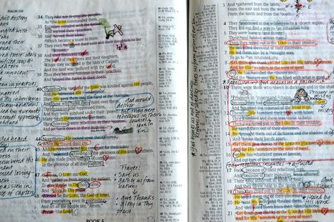 Wrecked Bible, Bible Wrecking, Colors In The Bible, Mark Bible, Amazing Thoughts, Soul Scripts, Inductive Bible Study, Bible Studies For Beginners, Scripture Journal