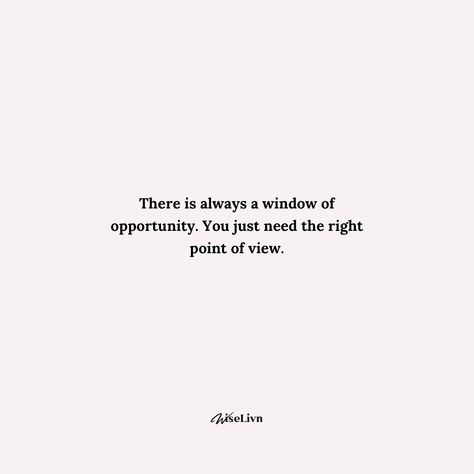 Feeling like you’re hitting dead ends? Don’t despair! This quote is your reminder that opportunity is always there, waiting to be discovered. All it takes is a fresh perspective to spot the window that opens the door to what you’ve been looking for. So shift your mindset, stay positive, and you’ll be surprised by the possibilities that emerge! #opportunityisknocking #newperspectives #opentogrowth My Door Is Always Open Quotes, Window Quotes Looking Out The, Don’t Wait Quotes, Mindset Shift Quotes, Window Quotes, Waiting Quotes, Ending Quotes, Open Quotes, Fresh Perspective