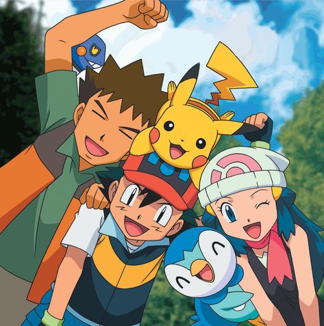 Pikachu Wallpaper Iphone, Memories Anime, Ash And Dawn, Pokémon Diamond And Pearl, Pokemon Tv, Friends Sketch, Pokemon Photo, Pokémon Diamond, Pokemon Poster