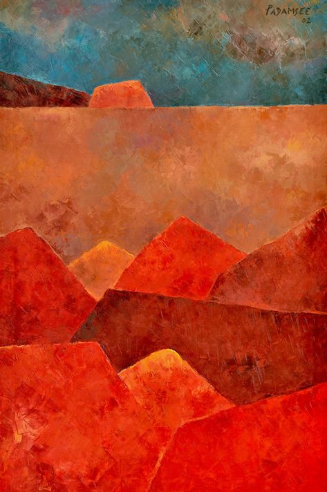 Indian Landscape Art, Abstract Indian Art, Indian Artist Paintings, Indian Abstract Art, Static Painting, Contemporary Indian Art, Sf House, Art Of Silence, Indian Portrait