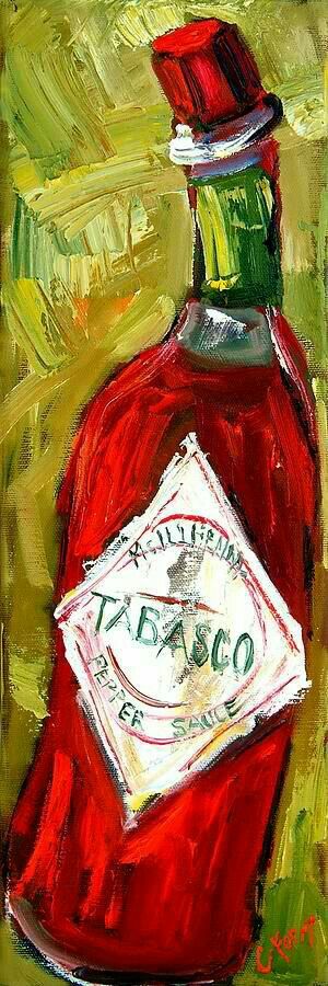 S Tabasco Painting, Cajun Artwork, Crawfish Art, Kitchen Funky, Louisiana Decor, Avery Island, Louisiana Kitchen, Louisiana Style, Louisiana Art