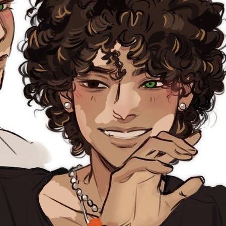 Poc Oc Art Male, Vitíligo Oc Male, Poc Ocs Male, Poc Male Art, Curly Hair Rendering, Male Curly Hair Drawing Reference, Black Ocs Male, Poor Character Design, Vitíligo Oc Male Art