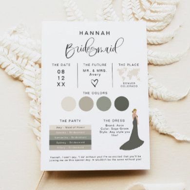 Bridesmaid Cards - Shop Online | Zazzle Bridesmaid Note, Bridesmaid Simple, Bridesmaid Info Card, Minimalist Bridesmaid, Wedding Announcement Cards, Modern Bridesmaid, Wedding Party Bridesmaid, Modern Minimalist Wedding, Be My Bridesmaid Cards