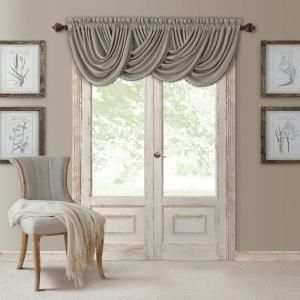 Blackout All Seasons 52 in. W x 36 in. L, Single Window Valance Blackout Rod Pocket Solid Valance, Silver Scarf Valance, Waterfall Valance, Blackout Window Treatments, Balloon Curtains, Long Curtains, Curtain Valance, Damask Print, Window Valance, Valances