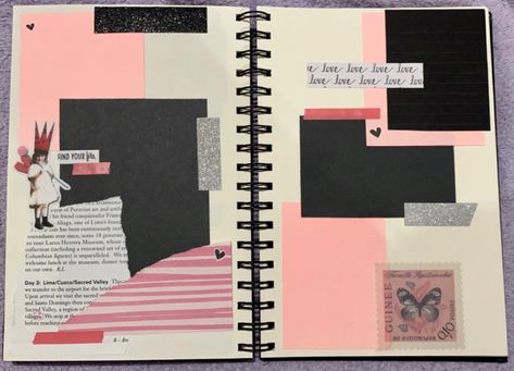 Aesthetic Scrapbook Ideas Easy, Scrap Booking Idea Cover For School, Diy Photo Book, Bullet Journal Paper, Bulletin Journal Ideas, Diy Journal Books, Bullet Journal Mood, Scrapbook Book, Bullet Journal Diy