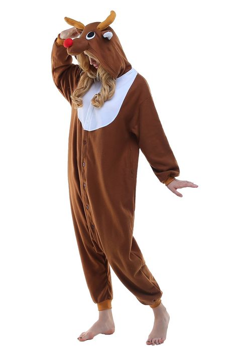 Christmas Onesie Womens, Onesie Halloween Costume, Pyjamas Onesie, Adult Christmas Pajamas, Reindeer Onesie, Reindeer Costume, Reindeer Pajamas, Womens Onesie, Pajamas Christmas