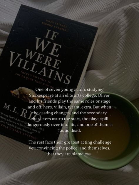 Investigation Thriller Books, Books To Read About Crimes, We Were Villains, Of We Were Villains, James And Oliver If We Were Villains Fanart, If We Were Villains Oliver, Villain Books, If We Were Villains Book, If We Were Villains Aesthetic