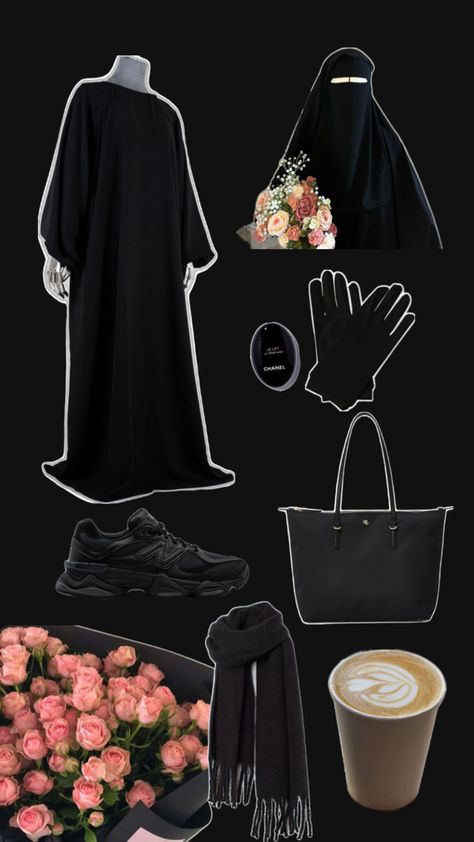 Niqab Khimar Outfits, Niqab Outfit, Black Niqab, Outfit Abaya, Islam Hijab, Muslimah Fashion Casual, Islamic Clothes, Outfits Muslim, Abaya Outfit