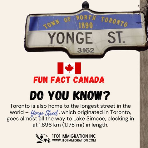 Fun Fact Canada Fun Fact, Did You Know, Toronto, Fun Facts