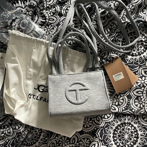 Questions? Leave A Comment Below! Brand New Free Gift W/ Your Purchase Telfar Bags, Small Tote, Grey Color, Free Gifts, Heather Grey, Gray Color, Size Small, Brand New, Grey