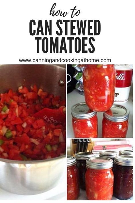 Pressure Canning Stewed Tomatoes Stewed Tomatoes For Canning, Stewed Tomatoes Canning Recipe, Canned Stewed Tomato Recipes, Tomatoes For Canning, Canning Stewed Tomatoes, Canning Pressure Cooker, Canning Tomatoes Recipes, Celery Salt, Canning Vegetables