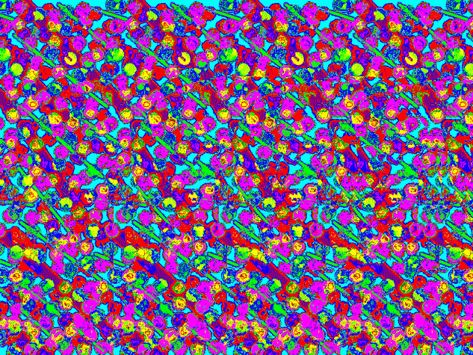 Magic Eye – Us Girls..Our Views Magic Eye Posters, 3d Hidden Pictures, Hidden 3d Images, 3d Stereograms, Magic Eye Pictures, Eye Illusions, Magic Illusions, Illusion Pictures, Eye Tricks