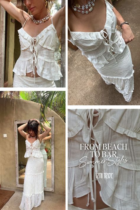 Shop to start building your summer wardrobe xx Western Bachelorette, Fall Wardrobe Staples, Party Bottoms, Concert Dresses, Dresses Date Night, Denim And Diamonds, Bridal Tops, Night Tops, Top Wedding Dresses