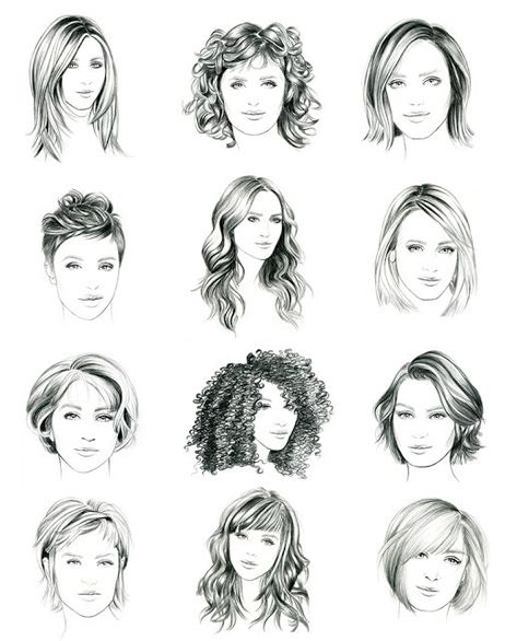 Fashion Illustration Hair, Sketching Fashion, Illustration Hair, Hairstyle Drawing, Fashion Sketching, Pelo Anime, Arte Doodle, Draw Hair, Eye Illustration